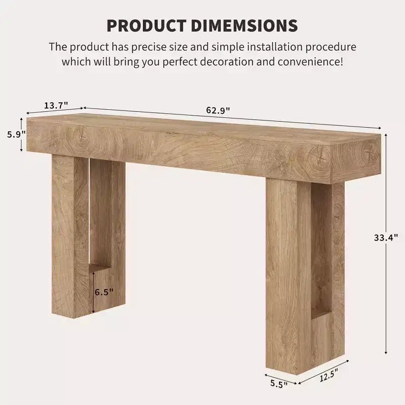 Console Tables for Entryway Narrow Sofa Tables Entryway Table Rustic Narrow Entrance Front Door for Living Room Hallway