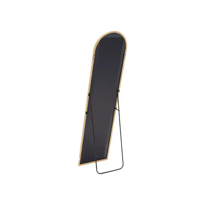 HomeRoots 59 Gold Metal Arch Freestanding and Wall Mount Framed Full Length Mirror