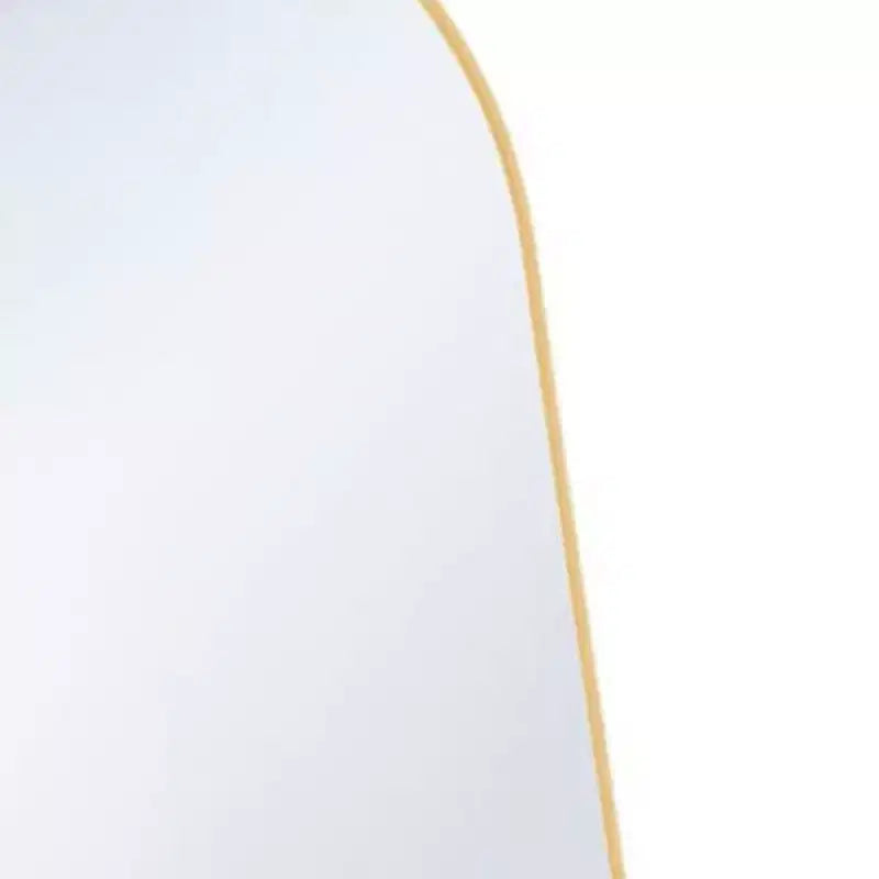 HomeRoots 59 Gold Metal Arch Freestanding and Wall Mount Framed Full Length Mirror