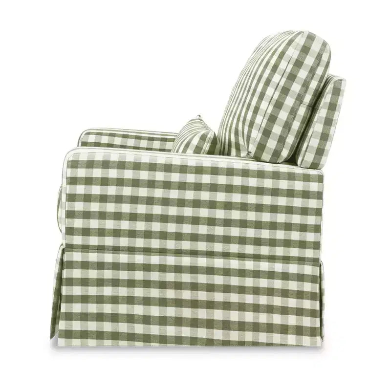 Namesake Crawford Pillowback Comfort Swivel Glider