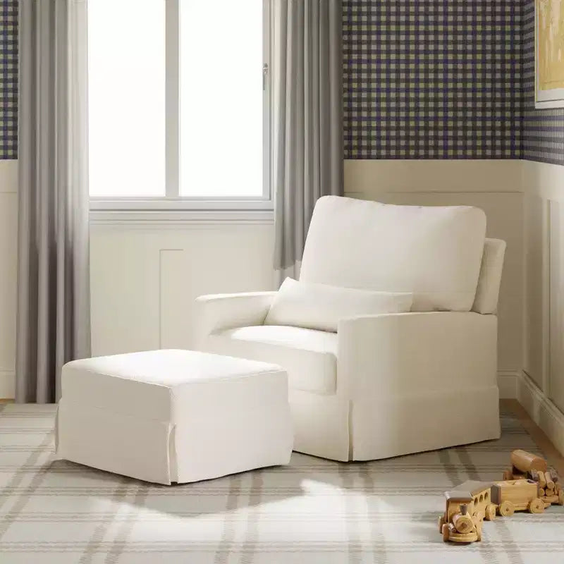 Namesake Crawford Pillowback Comfort Swivel Glider
