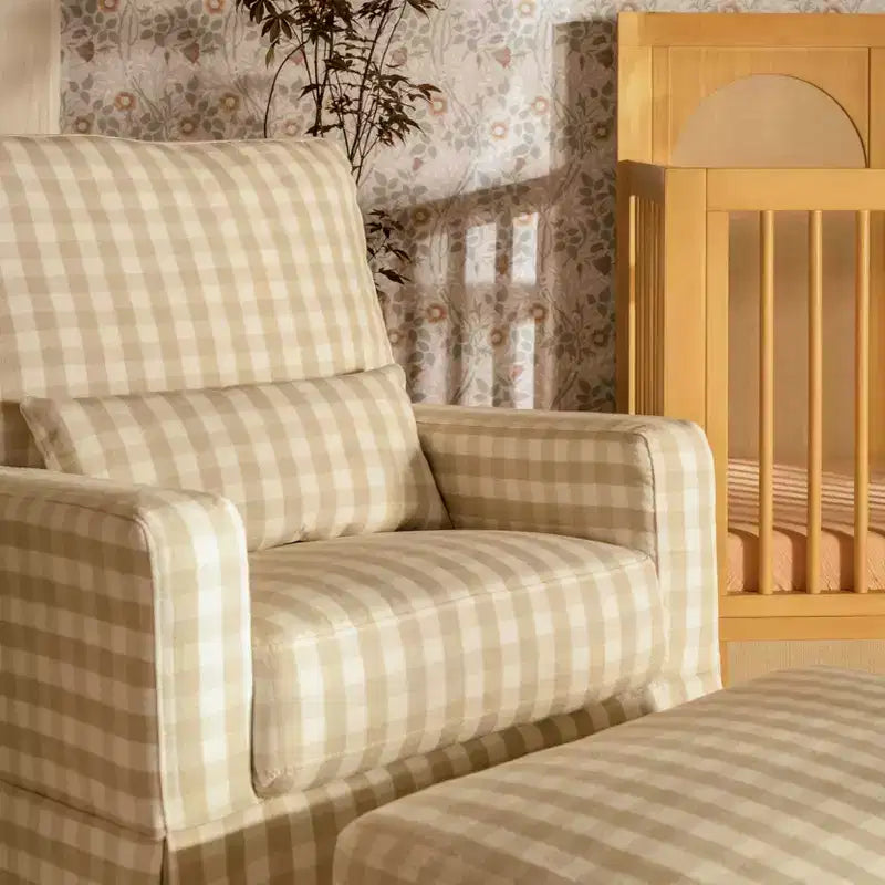 Namesake Crawford Pillowback Comfort Swivel Glider