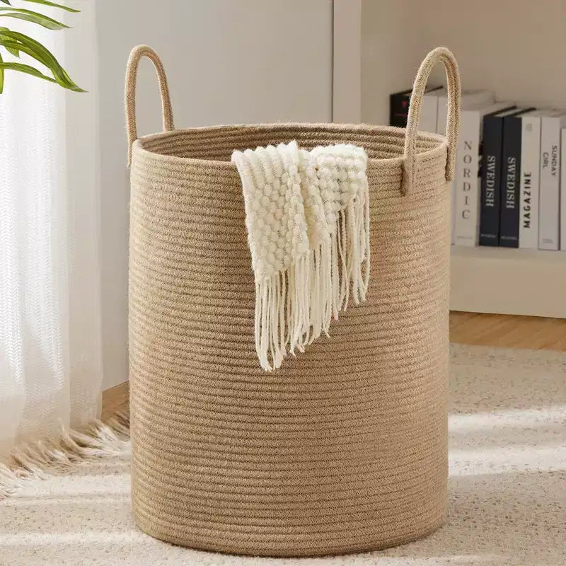 Laundry Hamper Basket by Generic 58L Tall Laundry Basket Baby Nursery Hamper