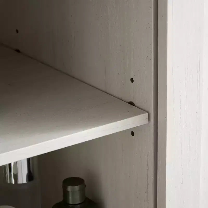 GDFStudio Isador Farmhouse 5-Drawer Wood Dresser with Sliding Barn Door
