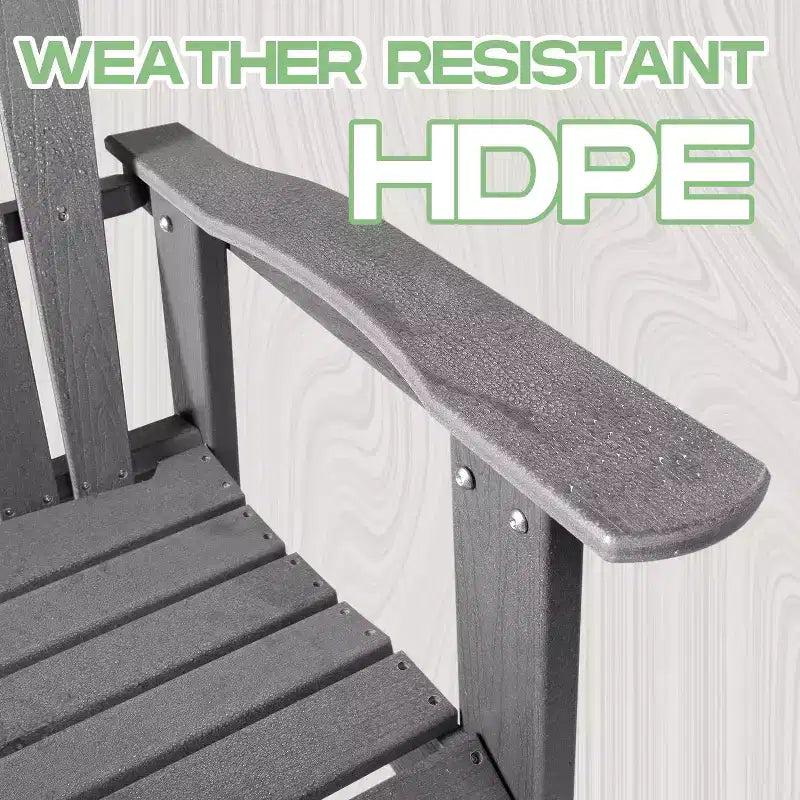 Folding Chair Ultimate Comfort Weather Resistant Outdoor Fire Pit Chair for Patio Porch Deck Garden