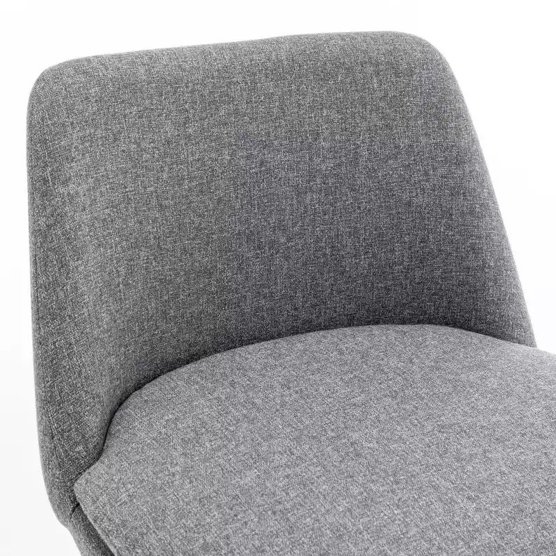 Homy Casa Set of 2 Counter Height Swivel Bar Stools with Upholstered Seats 25.6 Seat Height