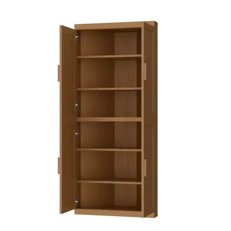 MAYEERTY Modern 4 Doors Utility Storage Cabinets Efficient Storage for Living Room Dining Room Bedroom Beige 2 Piece
