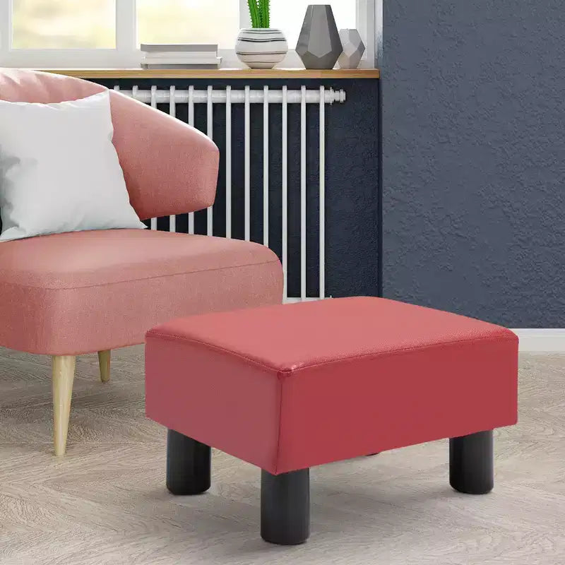 HOMCOM 16 Cube Modern Fabric Pouf Footrest Ottoman