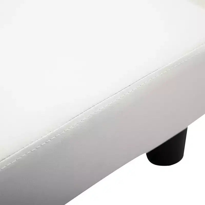 HOMCOM 16 Cube Modern Fabric Pouf Footrest Ottoman