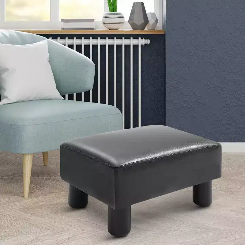 HOMCOM 16 Cube Modern Fabric Pouf Footrest Ottoman