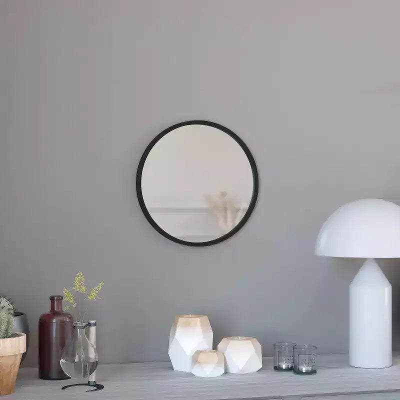 Merrick Lane Accent Wall Mirror with Metal Frame for Bathroom Vanity Entryway Dining Room & Living Room