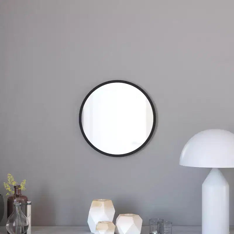 Merrick Lane Accent Wall Mirror with Metal Frame for Bathroom Vanity Entryway Dining Room & Living Room