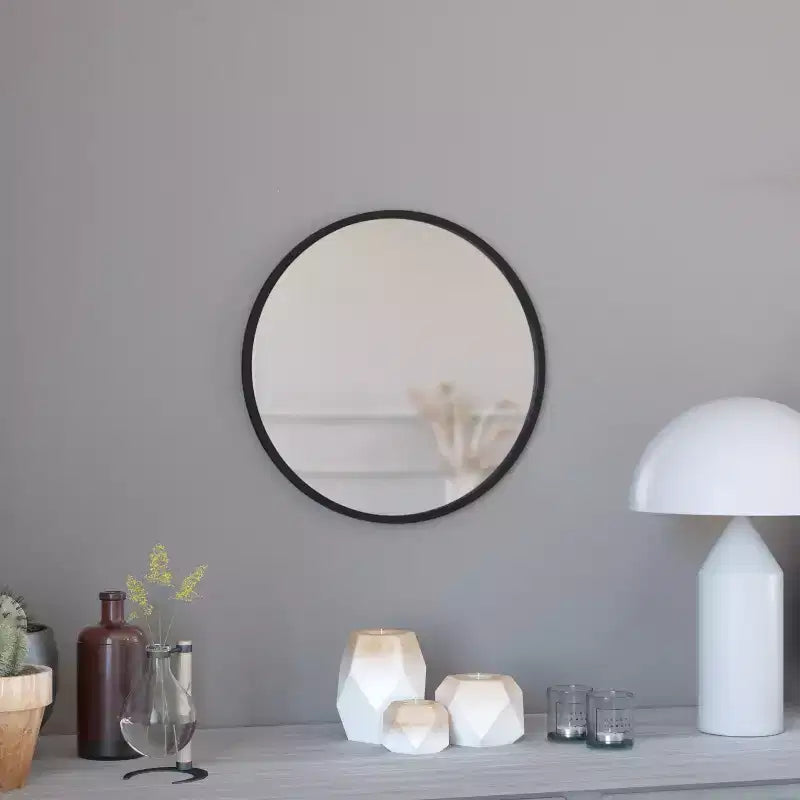 Merrick Lane Accent Wall Mirror with Metal Frame for Bathroom Vanity Entryway Dining Room & Living Room