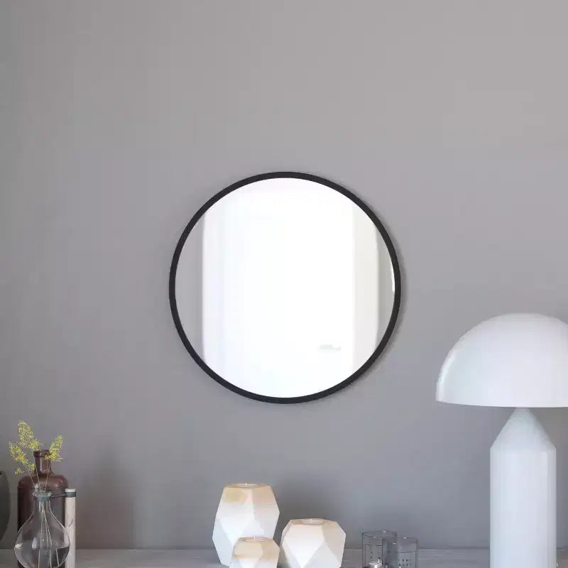 Merrick Lane Accent Wall Mirror with Metal Frame for Bathroom Vanity Entryway Dining Room & Living Room